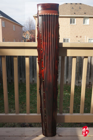 ANTQUE AGED FIR WOOD, COLLECTION LEVEL GUQIN, ZHUJIE