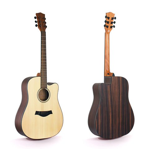 FULL SIZE TOP SOLID ACOUSTIC GUITAR