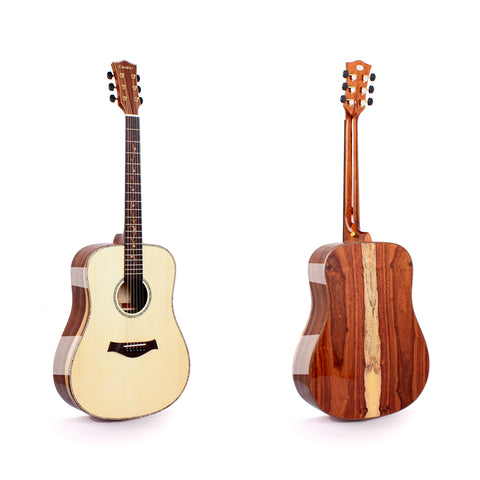 FULL SIZE SOLID WOOD ACOUSTIC GUITAR