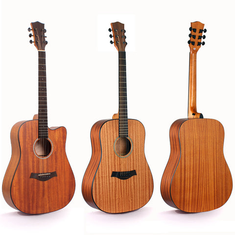 FULL SIZE TOP SOLID ACOUSTIC GUITAR