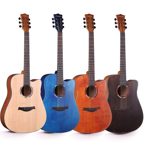 FULL SIZE TOP SOLID ACOUSTIC GUITAR