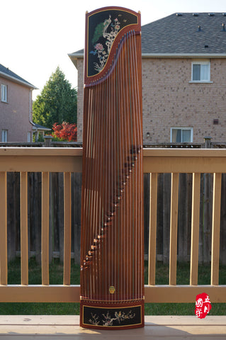BUBINGA WOOD GUZHENG-- ‘PEACOCK'
