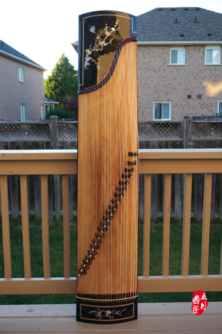 ONE FULL PIECE PAULOWNIA WOOD GUZHENG -- ‘PLUM BLOSSOM'