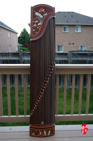 BUBINGA WOOD GUZHENG -- ‘MOONLIGHT OVER THE LOTUS POND'