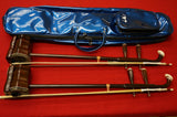 Double Erhu Carrying bag, painted leather, thickend  sponge -- 漆皮/加厚海綿/水晶革兩把裝二胡包